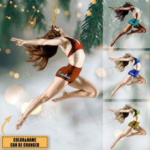 Custom Personalized Dancer Christmas Ornament, Gift for dance lovers