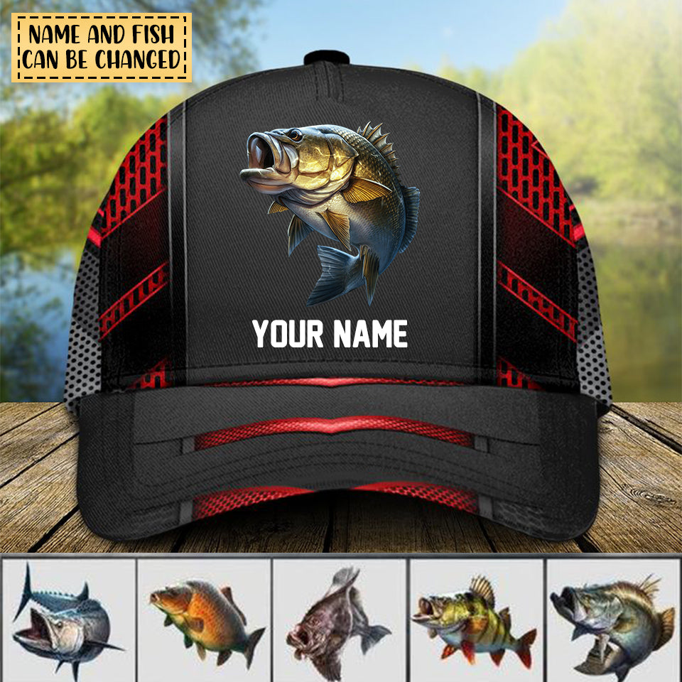 Personalized Fishing Multicolor Classic Cap