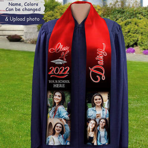 Custom Photo Class of 2023 Stoles Sash For Graduation Day, T368 HN590