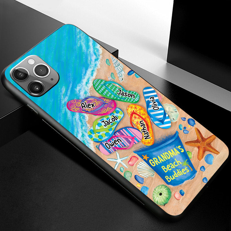 Nana's Beach Buddies Summer Flip Flop Personalized Phone case