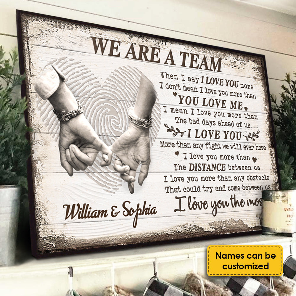 I Love You More Than Any Fight We Will Ever Have - Gift For Couples, Personalized Poster