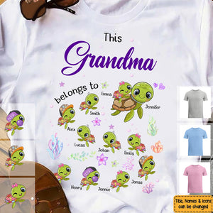 Gift For Grandma This Grandma Belongs To Shirt