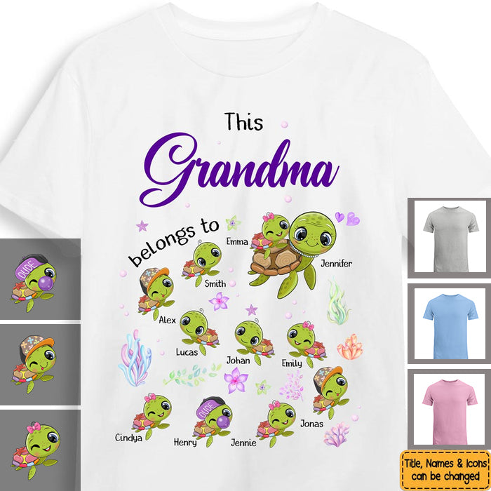 Gift For Grandma This Grandma Belongs To Shirt