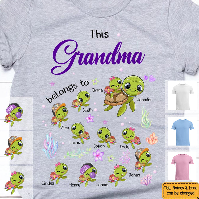 Gift For Grandma This Grandma Belongs To Shirt