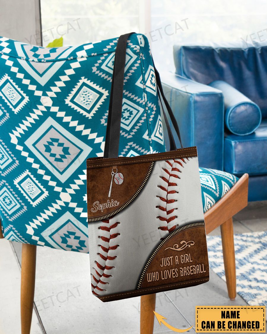Love Baseball All-Over Tote Bag