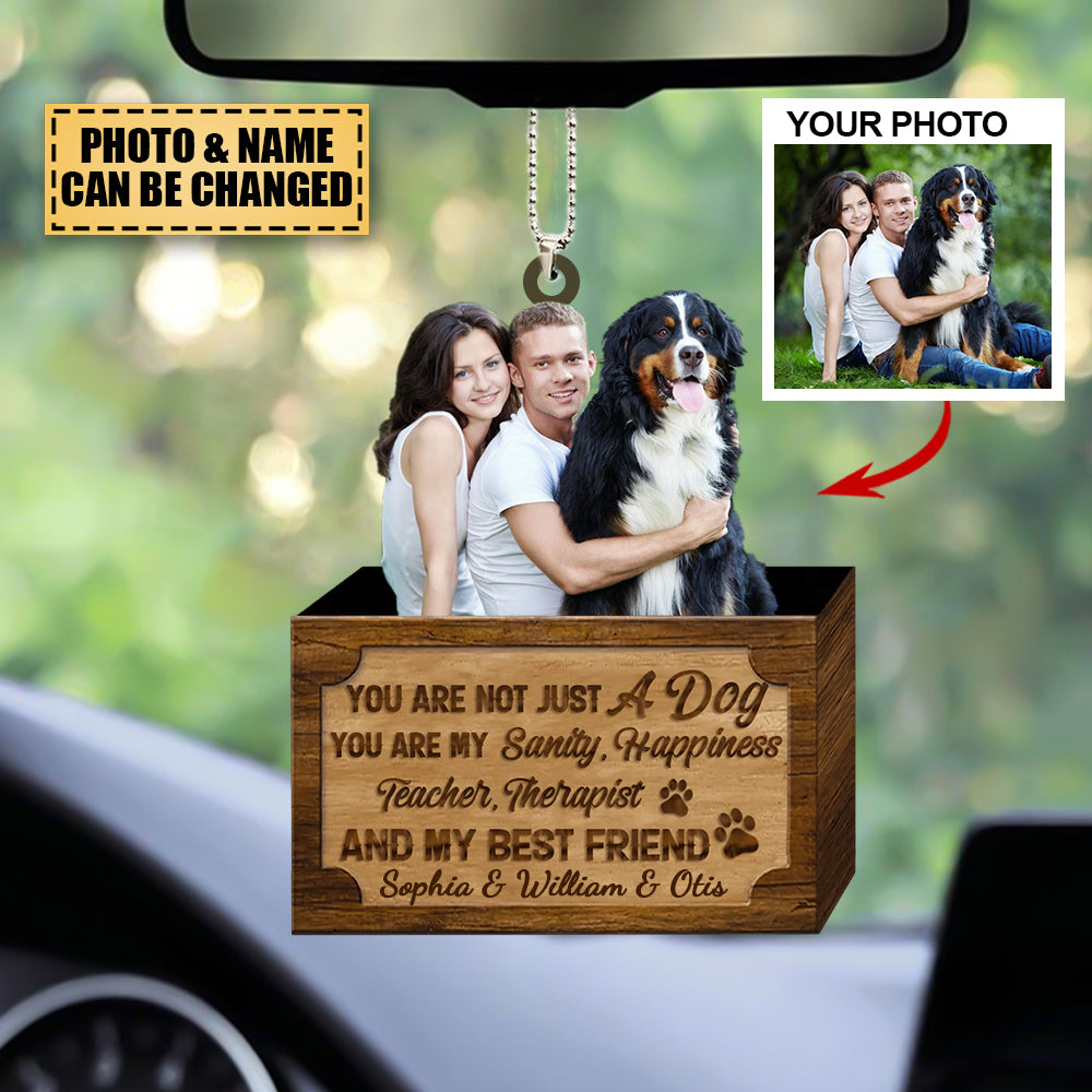 Personalized Car Hanging Ornament - Gift For Dog Lover-You Are Not Just A Dog