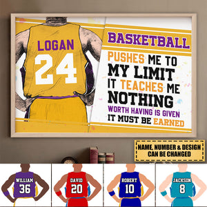 Player Basketball, Basketball Poster Gift