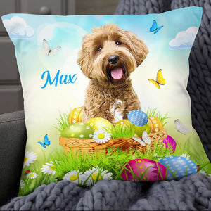 Easter Dog Cat Upload Photo Pillow/ Pillow Case