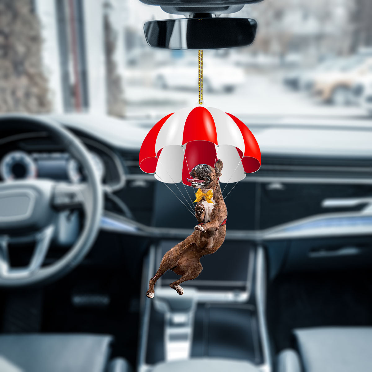 Boxer Fly With Parachute Christmas Two-Sided Ornament