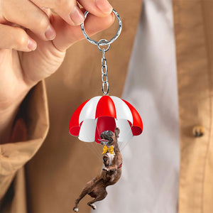 Boxer Fly With Parachute Christmas Two-Sided Ornament
