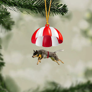 Australian Cattle Fly With Parachute Christmas Two-Sided Ornament