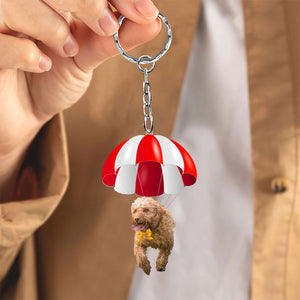 Cockapoo Fly With Parachute Christmas Two-Sided Ornament