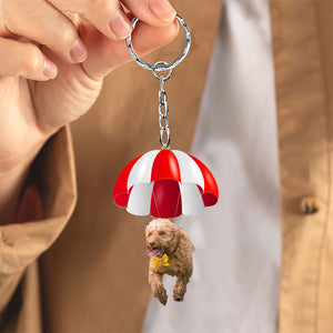 Cockapoo Fly With Parachute Christmas Two-Sided Ornament