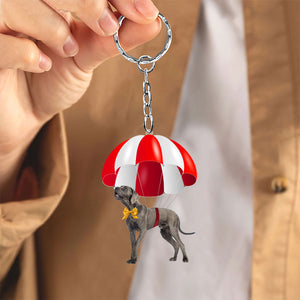 Great Dane Fly With Parachute Christmas Two-Sided Ornament