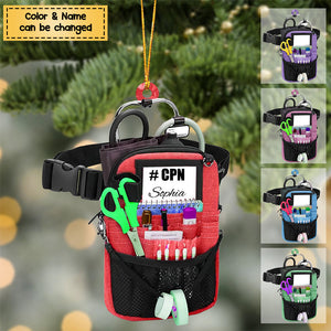 Nurse Bag - Personalized Acrylic Christmas / Car Hanging Ornament