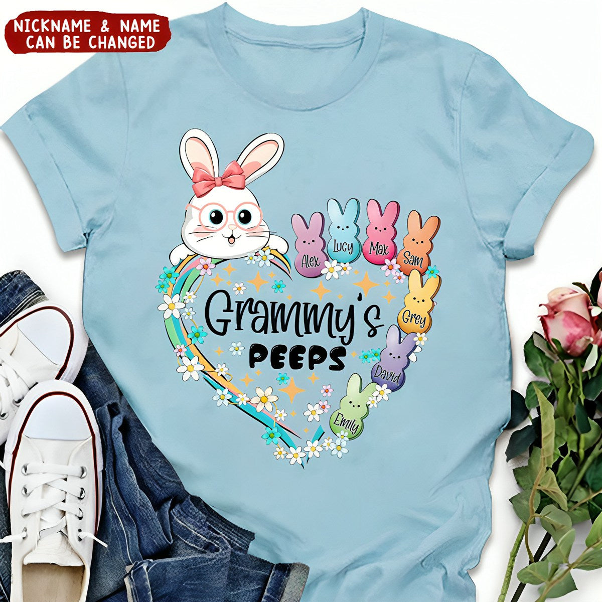 Personalized Grandma's T-Shirt