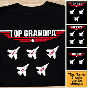 Personalized Gift Top Grandpa Shirt