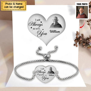 Your Wings Were Ready - Stainless Steel Personalized Bracelet