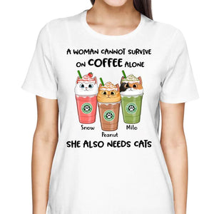 Catpuccino Cat Lover Coffee Personalized Shirt