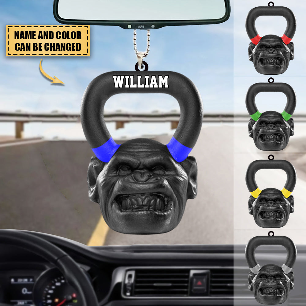 Gym Fitness Personalized Acrylic Car Hanging Ornament