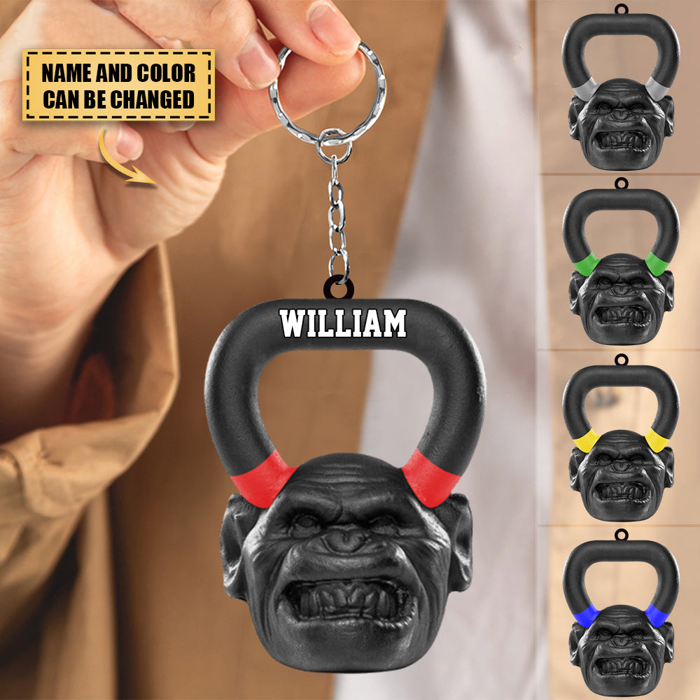Gym Fitness Personalized Acrylic Keychain