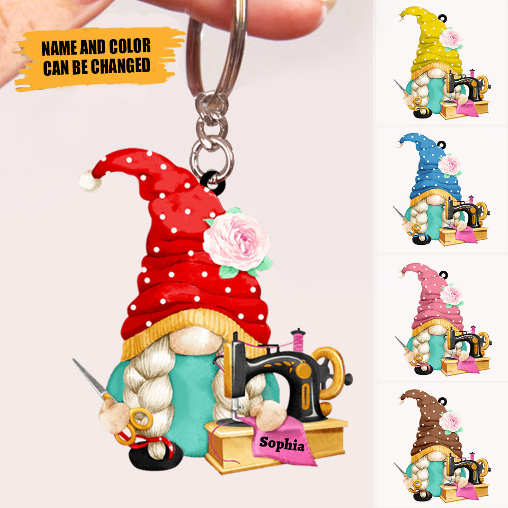 DWARF SEWING AND QUILTING Acrylic Keychain