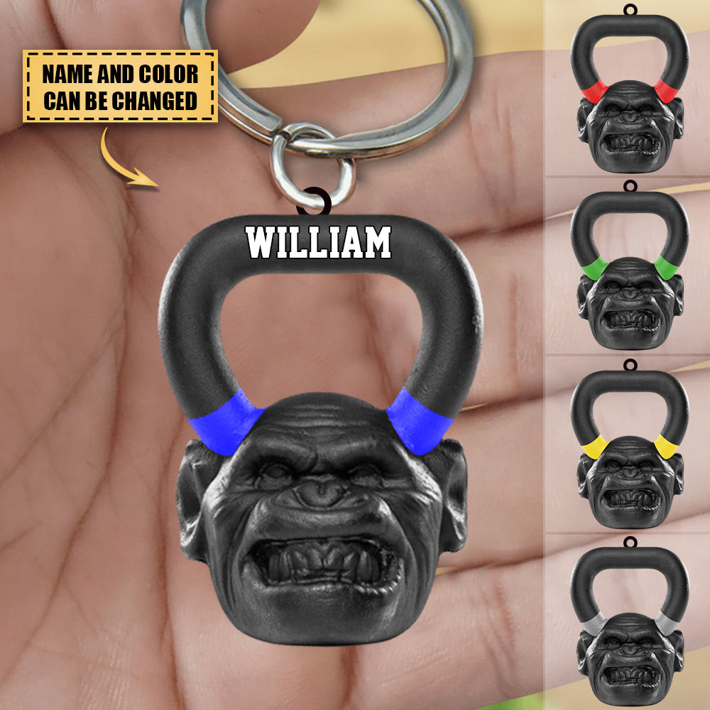 Gym Fitness Personalized Acrylic Keychain