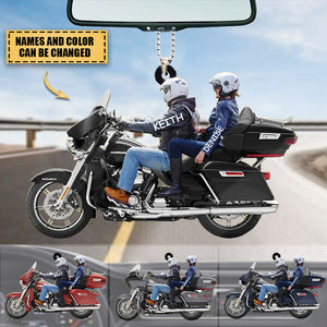 2023 New Release Personalized Biker Couple Ultra Limited Motorcycle Ornament