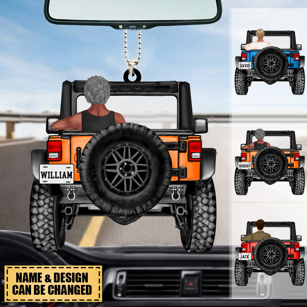 Personalized A Boy Off-Road Car Haning Ornament-Gift For Off-Road Lovers