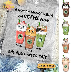 Catpuccino Cat Lover Coffee Personalized Shirt