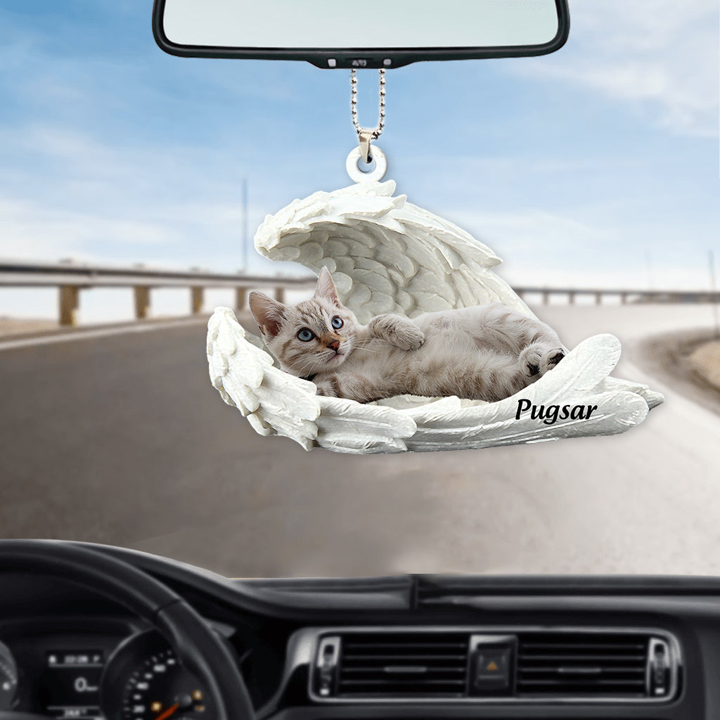 Personalized Pet Sleeping Angel Ornament - Gift For Pet Lovers