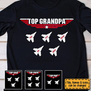 Personalized Gift Top Grandpa Shirt