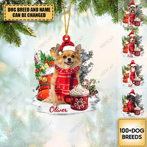Personalized Dog Christmas Hanging Ornament-2022 New Release