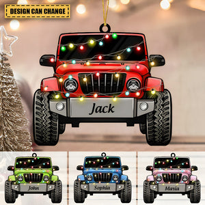 Personalized Off-road Car Acrylic Ornament Christmas Gift For Friends & Family