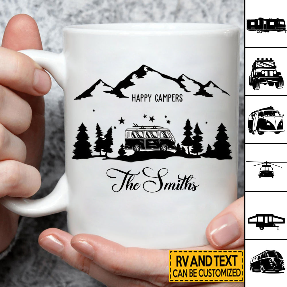 Happy Campers - Personalized Mug