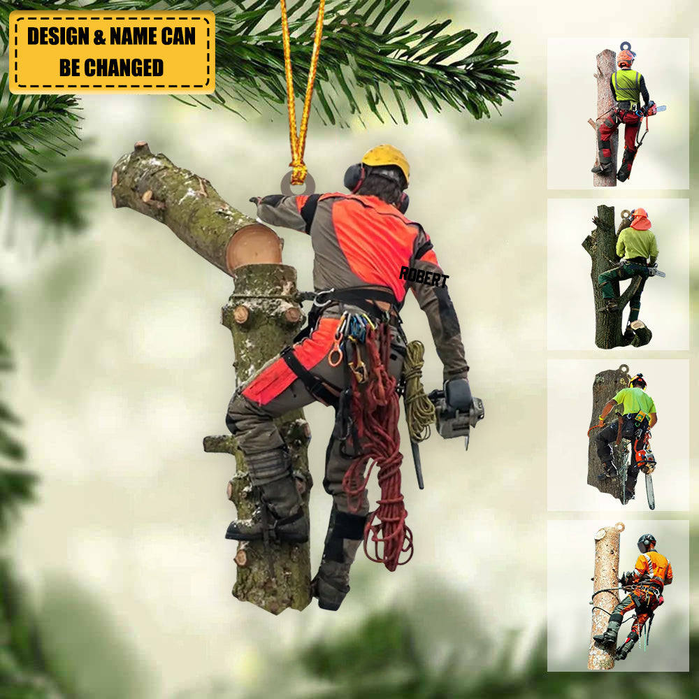Personalized Arborist Christmas Ornament
