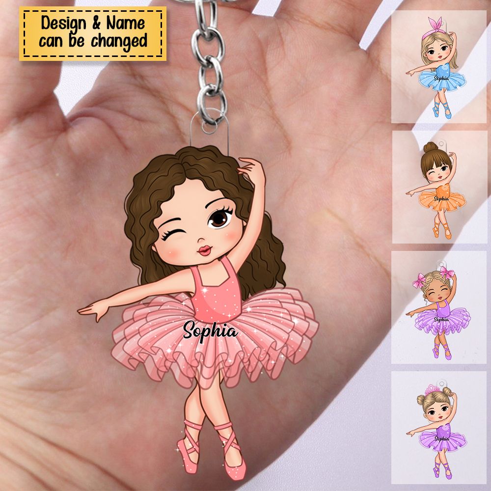 Gift For Granddaughter Loves Ballet Acrylic Keychain