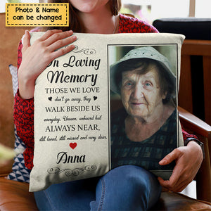 In Loving Memory - Personalized Memorial Pillow