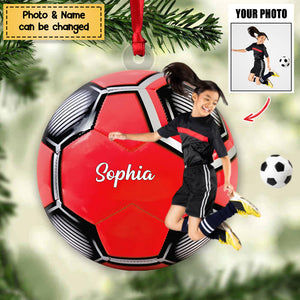 Soccer Players Personalized Christmas Ornament - Gift For Soccer Players, Soccer Lovers, Family Members