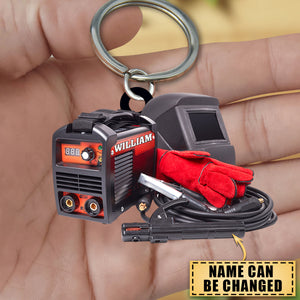 Personalized Welder Equipment-Personalized Keychain