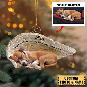 No Longer By My Side, But Forever In My Heart - Personalized Custom Photo Acrylic Ornament