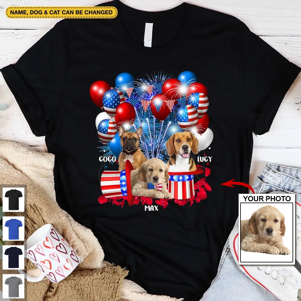 Limited Edition Dog 4th Of July - Personalized T-Shirt, 4th Of July Dog