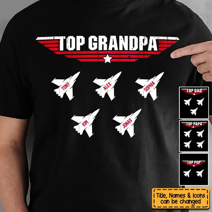 Personalized Gift Top Grandpa Shirt