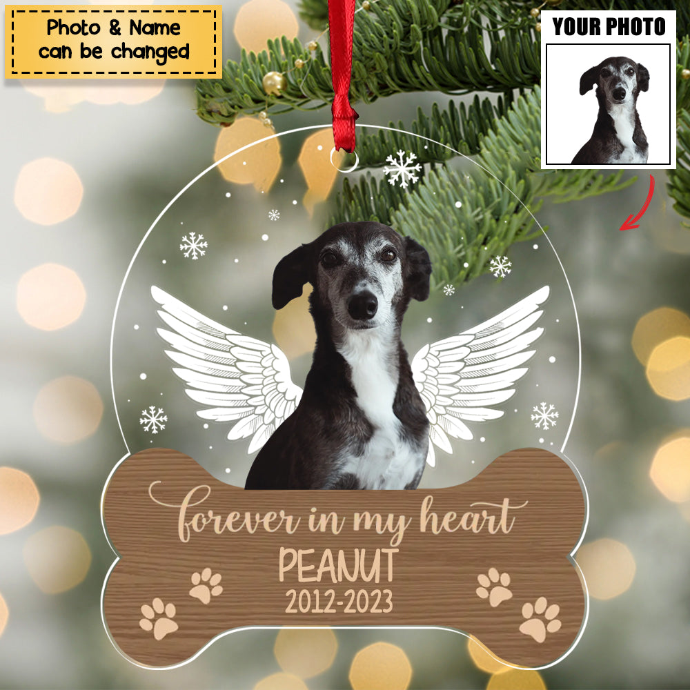 In Loving Memory Christmas Gift - Personalized Memorial Ornament - Gift For Pet lovers, Family