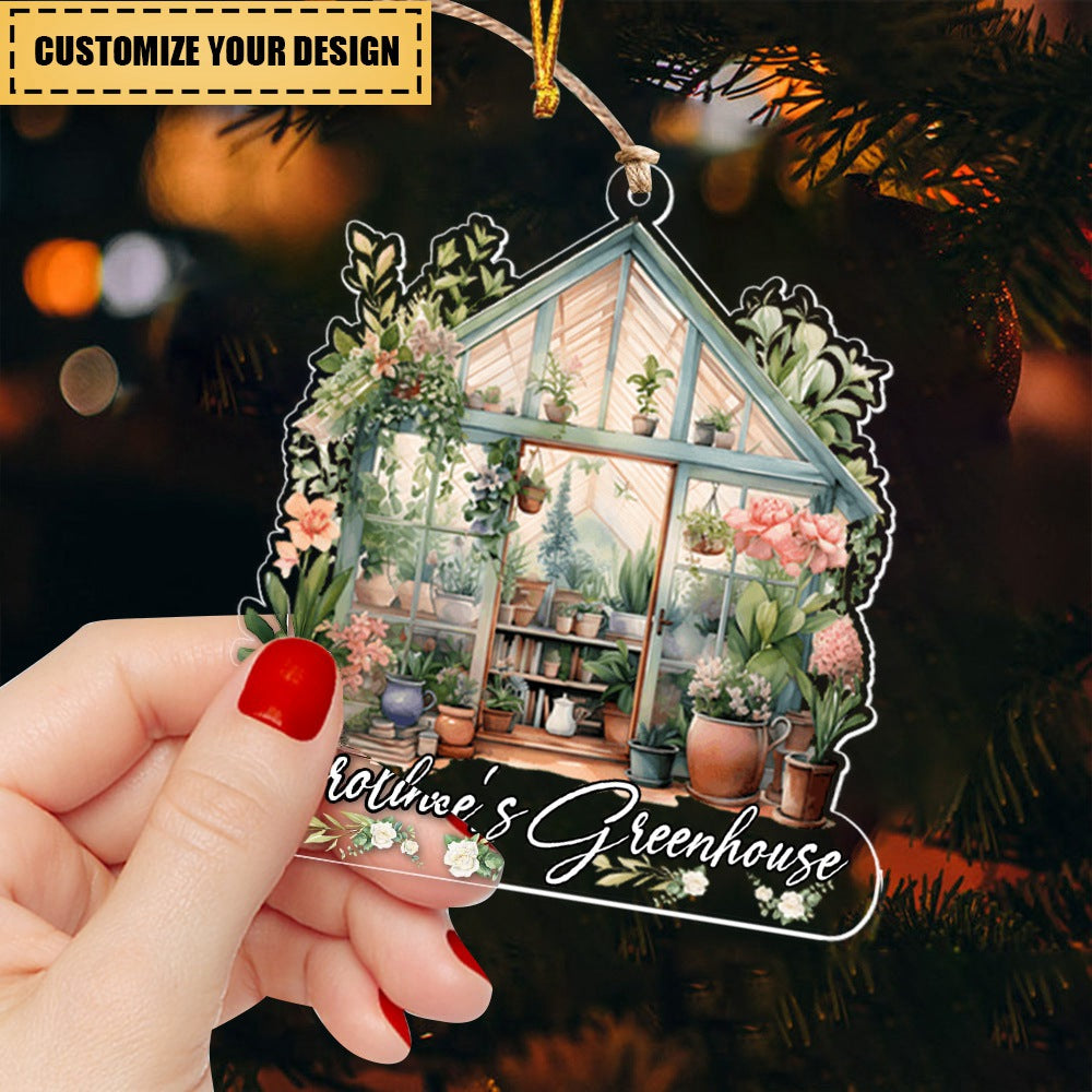 gifts for house plant lovers Gardener Personalized Ornament, Christmas Gifts For Plant Lover