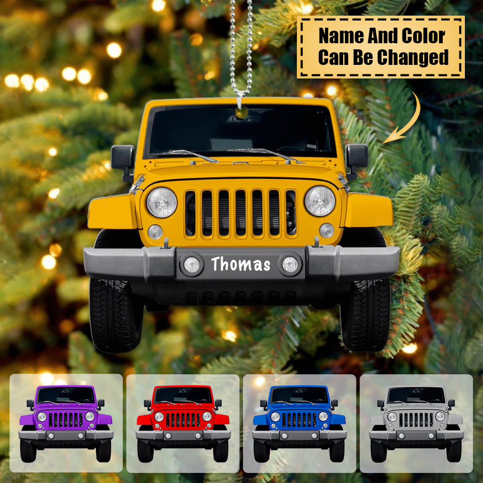 Custom Personalized Wrangler Off-Road Ornament - Best Gift For Wrangler Off-Road Lover
