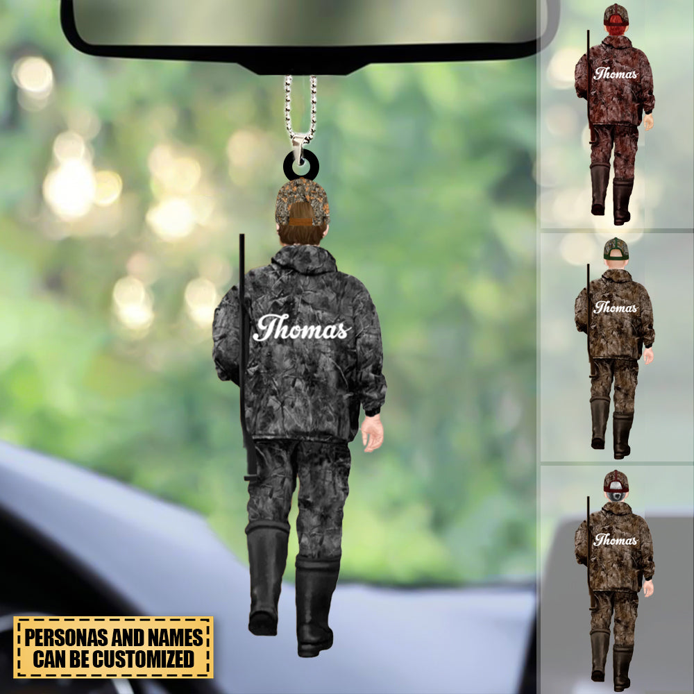 Custom Personalized Hunting Car Hang Ornament