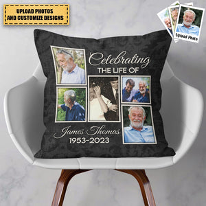 Celebrate A Life - Personalized Photo Pillow