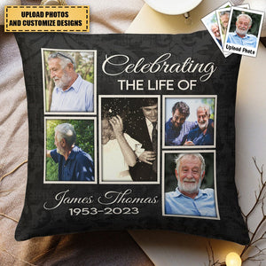 Celebrate A Life - Personalized Photo Pillow