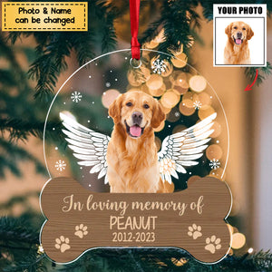 In Loving Memory Christmas Gift - Personalized Memorial Ornament - Gift For Pet lovers, Family